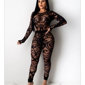 Black 2 piece pant set